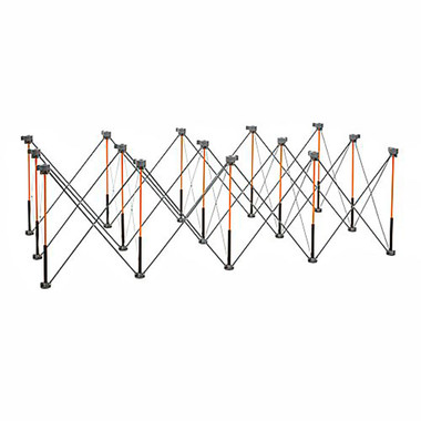 Bora CK15S Centipede 4x8 15-Strut Work Stand and Portable Table | XL Sawhorse Support with Folding, Collapsible Steel Legs