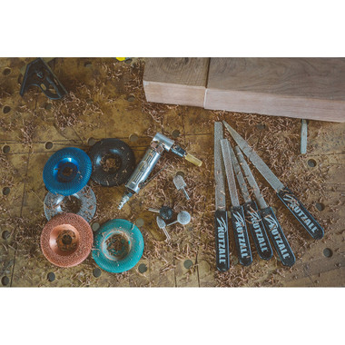 Kutzall Extreme - Taper Burr, 1/4'' Shank, Head Diameter 1/4'' X Head Length 1-1/2'', Very Coarse