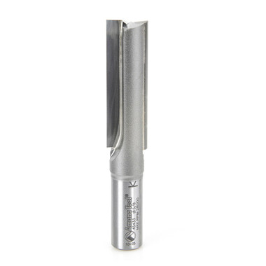 Amana Tool 45433 Carbide Tipped Straight Plunge High Production 5/8 D x 2 CH x 1/2 SHK x 3-3/4 Inch Long Router Bit