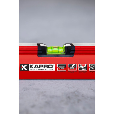 Kapro 995-41X-24M 24" Vulcan Magnetic Box Level w/Magnified Vials