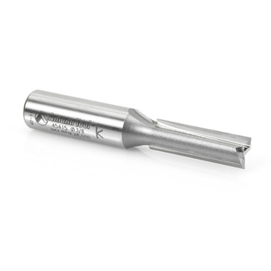 Amana Tool 45415 Carbide Tipped Straight Plunge High Production 3/8 D x 1-1/4 CH x 1/2 SHK x 3 Inch Long Router Bit