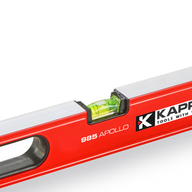 Kapro 985-41X-24M 24" Apollo Magnetic Box Level w/Magnified Vials