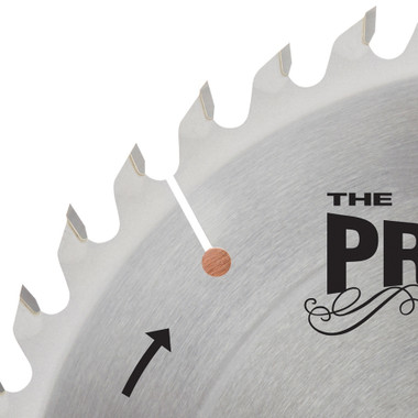 Amana Tool PR1040 Carbide Tipped Prestige 10 Inch D 40T ATB, 18 Deg, 5/8 Bore, Circular Saw Blade