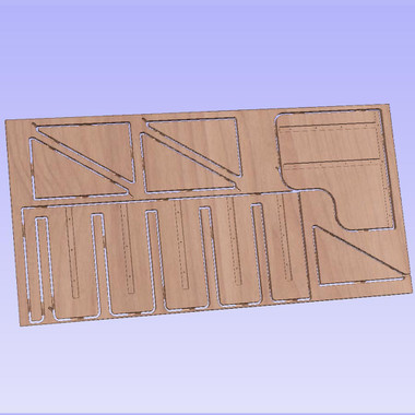 Planos CNC para a estrutura de fixação Bora, descarregáveis e personalizáveis