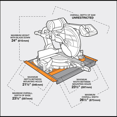 Bora PM-8000 Portacube STR Miter Saw Workstation