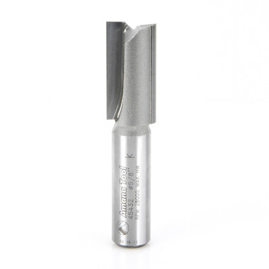 Amana Tool 45432 Carbide Tipped Straight Plunge High Production 5/8 D x 1-1/4 CH x 1/2 SHK x 2-7/8 Inch Long Router Bit