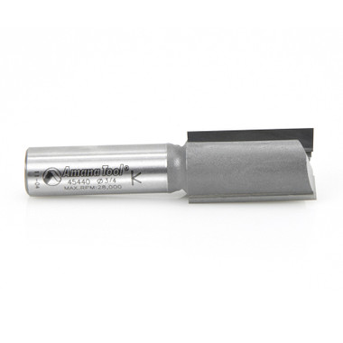 Amana Tool 45440 Carbide Tipped Straight Plunge High Production 3/4 D x 1-1/4 CH x 1/2 SHK x 2-7/8 Inch Long Router Bit