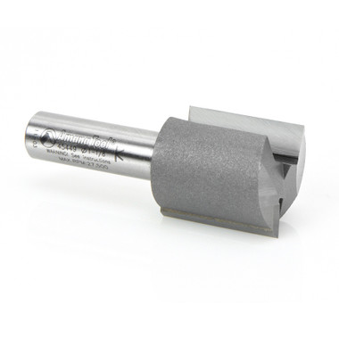 Amana Tool 45449 Carbide Tipped Straight Plunge High Production 1-1/8 D x 1-1/4 CH x 1/2 SHK x 2-7/8 Inch Long Router Bit