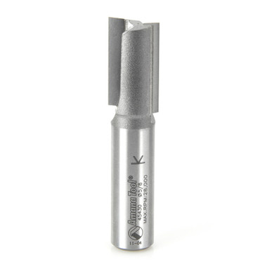 Amana Tool 45430 Carbide Tipped Straight Plunge High Production 5/8 D x 1 CH x 1/2 SHK x 2-5/8 Inch Long Router Bit