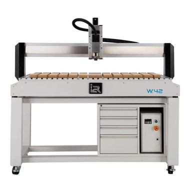 i2R CNC i-WCB-W42 W.42 CNC Essentials Kit, Includes W.42 4' x 2' CNC Machine, Stand, Dust Shoe, and 4 Clamps