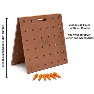 Bora CK22TM Centipede Workbench Top with 20mm Dog Holes (2 Pack)
