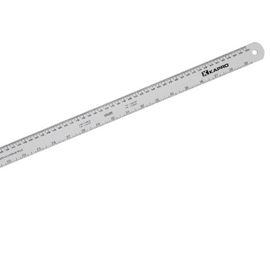 Kapro 306-12 12" Aluminum Ruler w/Converision Tables-1/16 & m