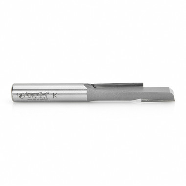 Amana Tool 51324 Carbide Tipped Opposite Shear Staggered Shear Tooth Plunge 1/2 D x 2 Inch CH x 1/2 SHK Router Bit