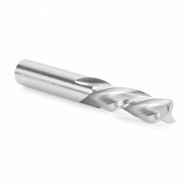 Amana Tool 46216 CNC Solid Carbide Spiral Plunge 1/2 D x 1-1/2 CH x 1/2 SHK x 3-1/2 Inch Long Down-Cut, 3-Flute Router Bit