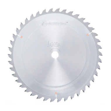 Amana Tool RA1442 Carbide Tipped Radial Arm 14 Inch D x 42T ATB, 0 Deg, 1 Inch Bore Circular Saw Blade