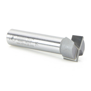 Amana Tool 45562 Carbide Tipped Bottom Cleaning 3/4 D x 7/16 CH x 1/2 Inch SHK Upshear Design Router Bit