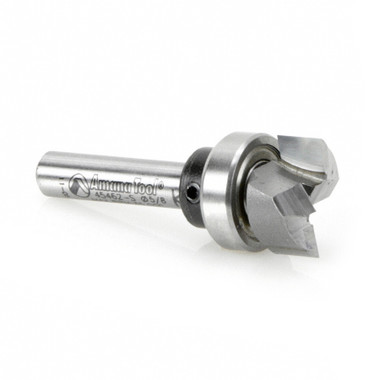 Amana Tool 45462-S Carbide Tipped Dado Clean Out 5/8 D x 1/4 CH x 1/4 Inch SHK w/ Upper Ball Bearing Router Bit