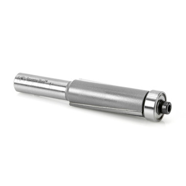 Amana Tool 47138 Carbide Tipped DownShear SuperTrim Flush 3/4 D x 2 Inch CH x 1/2 SHK w/ Lower Ball Bearing Router Bit