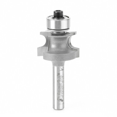 Amana Tool 54160 Carbide Tipped Corner Round 1/8 R x 7/8 D x 9/16 CH x 1/4 Inch SHK Router Bit
