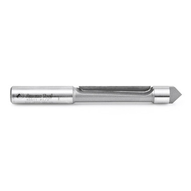 Amana Tool 45511 Carbide Tipped Panel Pilot 1/2 D x 2 Inch CH x 1/2 SHK Single Flute Router Bit