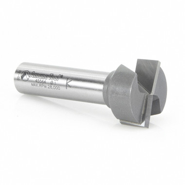 Amana Tool 45564 Fresa con punta de metal duro para limpieza de fondo 1 D x 7/16 CH x 1/2 Pulgada SHK Diseño Upshear