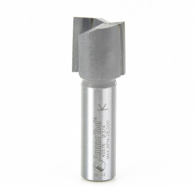 Amana Tool 45576 Hartmetall bestückt Mortising 3/4 D x 3/4 CH x 1/2 Zoll SHK Router Bit