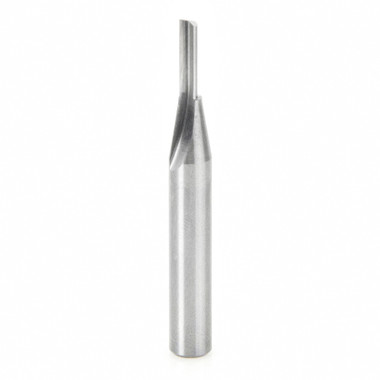 Amana Tool 43800 Solid Carbide Straight Plunge 5/32 D x 7/16 CH x 1/4 SHK x 2 Inch Long Router Bit