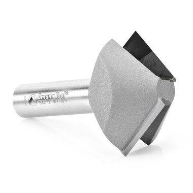 Amana Tool 54272 Carbide Tipped Multi-Sided Glue Joint 45 / 45 Deg x 1-3/4 D x 1-3/64 CH x 1/2 Inch SHK Router Bit