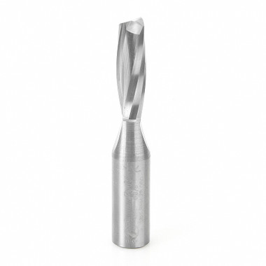 Amana Tool 46257 CNC Spiral Plunge for Solid Wood 3/8 D x 1-1/4 CH x 1/2 SHK x 3 Inch Long Up-Cut Router Bit