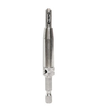 Timberline 608-520 Self Centering Drill Bit Guide 5/64 D x 1/4 Quick Release Hex SHK for 6mm Screw