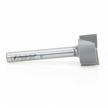 Amana Tool 45560 Carbide Tipped Bottom Cleaning 3/4 D x 7/16 CH x 1/4 Inch SHK Upshear Design Router Bit
