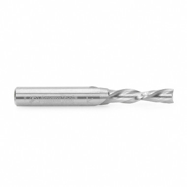 Amana Tool 46201 SC Fresa en espiral de 3/16 D x 3/4 CH x 1/4 SHK x 2 pulgadas de largo y 2 canales de corte descendente