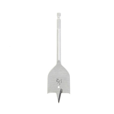 Timberline 608-490 Spade Bit with Spurs 1-1/2 D x 6 Inch Long with 1/4 Quick Release Hex SHK