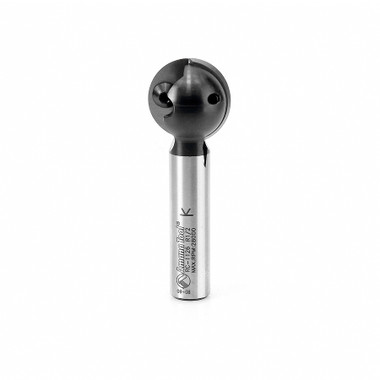 Amana Tool RC-1126 Carbide Tipped CNC Ball End Router Insert 1/2 R x 1 Inch D x 1/2 CH x 1/2 SHK