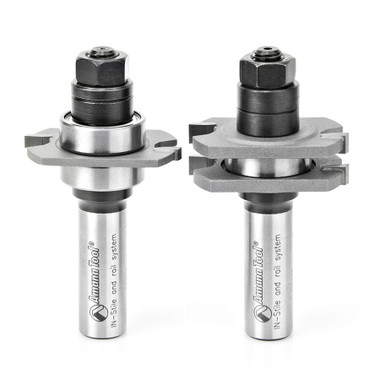 Tongue & Groove Router Bit Set - Amana Tool 55408, 3/8