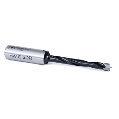 5.2mm Brad Point Bit - Amana Tool 202052, Long-Life Coating