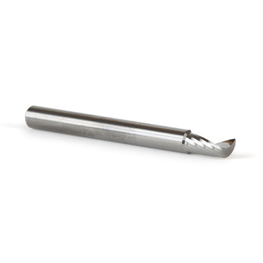 Amana Tool 51448 CNC SC Spiral O Single Flute, Corte de Plástico 3/16 D x 3/8 CH x 3/16 SHK x 2 Pulgadas de Largo Fresa para Fresar con Acabado Espejo