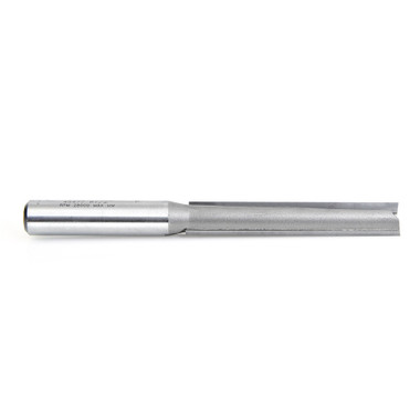 Amana Tool 45477 Carbide Tipped Straight Plunge High Production 1/2 D x 3 CH x 1/2 SHK x 5-1/4 Inch Long Router Bit