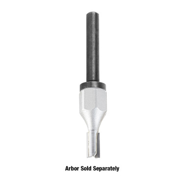 Amana Tool 56276 Carbide Tipped Mortising Screw Cutter 3/8 + 0.015 Dia x 9/16 Inch Cut Height x 1/4 - 28 Thread