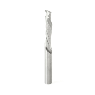 Amana Tool 46322 CNC Solid Carbide Compression Spiral 1/4 D x 7/8 CH x 1/4 SHK x 2-1/2 Inch Long Single Flute Router Bit