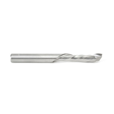 Amana Tool 46322 CNC Solid Carbide Compression Spiral 1/4 D x 7/8 CH x 1/4 SHK x 2-1/2 Inch Long Single Flute Router Bit (mèche de toupie à simple cannelure)