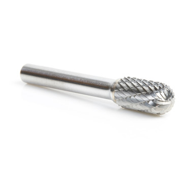 Herramienta Amana BURS-122 Fresa de Doble Corte SC 3/8 D x 3/4 CH x 1/4 SHK x 2-1/2 Pulgadas de Largo