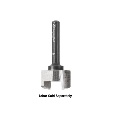 Amana Tool 55259 Carbide Tipped Mortising Screw Cutter 5/8 D x 9/16 CH 1/4-28 Thread