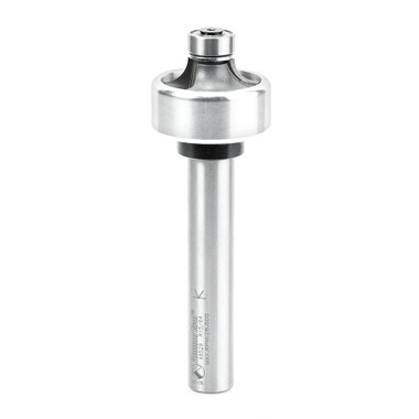 Amana Tool 49529 Carbide Tipped Corner Rounding 3D 1-1/4 D x 15/64 R x 1/4 CH x 1/2 Inch SHK Router Bit