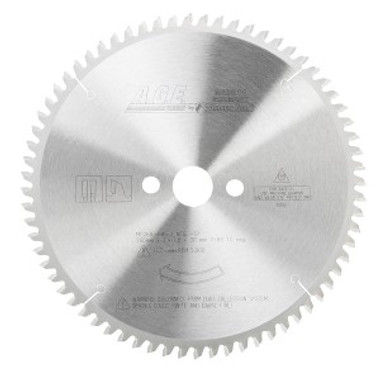 AGE Series MD260-685 For Festool Kapex Miter Saw, Carbide Tipped Saw Blade 260mm Dia x 68T, TCG, -5 Deg, 30mm Bore, for Cutting Aluminum and Plastics