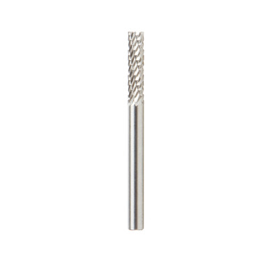 Amana Tool BURS-080 Cylindrical Shape SC 1/8 D x 9/16 CH x 1/8 SHK x 1-1/2 Inch Long with End, Double Cut SB Burr Bit