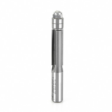 Amana Tool 47124-2 Carbide Tipped Flush Trim 1/2 D x 1-1/2 CH x 1/2 SHK x 4-1/16 Router Bit w/ Double Ball Bearings