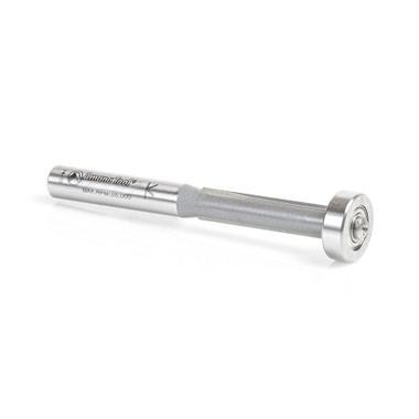 Amana Tool 47189 Carbide Tipped Overhang Trim 1/8 Overhang x 1/4 Dia x 1 Cut Height x 1/4 Inch Shank w/ Lower Ball Bearing Router Bit