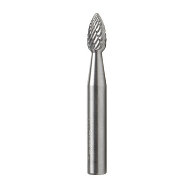 Amana Tool BURS-202 Fresa SC 1/4 D x 1/2 CH x 1/4 SHK x 2 Pulgadas Largo Doble Corte SH