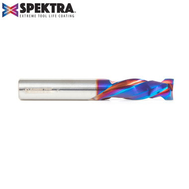 Amana Tool 46023-K CNC SC Spektra Extreme Tool Life Coated Mortise Compression Spiral 1/2 D x 1-3/8 CH 1/2 SHK 3-1/2 Inch Long 2 Flute Router Bit